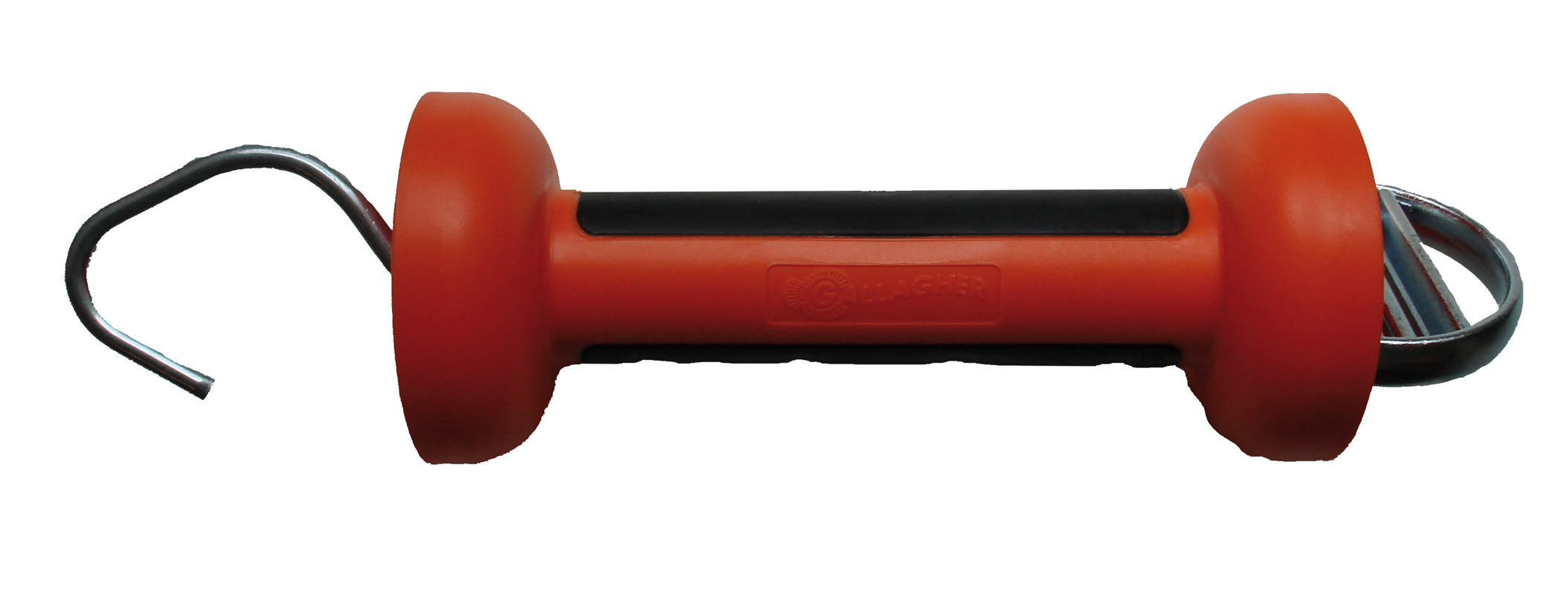 Gallagher softgrip poortgreep oranje RVS 3 Gallagher softgrip poortgreep oranje RVS - lint