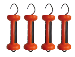 Gallagher softgrip poortgreep oranje RVS 4 Gallagher softgrip poortgreep oranje RVS - set van 4